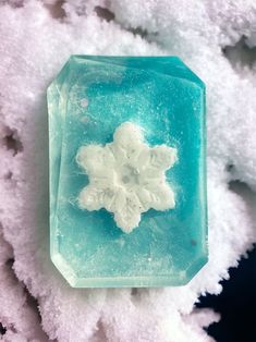 Indulge in a winter wonderland experience with our exclusive Frozen Crystal Infused Soap Bar. Handcrafted with a snowflake, an ice blue base with eco glitter and a clear quartz crystal for an extra luxurious cleansing experience. Enjoy the scent of freshly fallen snow and turn your daily routine into a magical spa sensation! 🧊❄️ CRYSTAL Experience a luxurious cleansing ritual with the healing energy of quartz, encouraging spiritual clarity and emotional balance. Let the clear quartz help bring Feeling Deeply, Eco Glitter, Cleansing Ritual, Christmas Soap, Candy Floss, Emotional Balance, Healing Energy, Sweet Candy, Soap Bar