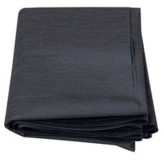 the dark gray sheets are folded on top of each other