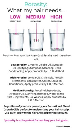 Low Porosity Hair Products, Natural Hair Care Tips, Hair Porosity, Hair Growth Tips, Hair Maintenance, روتين العناية بالبشرة, Hair Care Tips