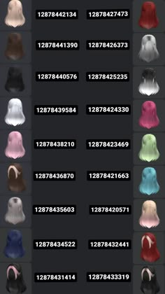 Pink Hair Codes For Berry Ave, Hair Decals, 7th Grade Tips, Brown Hair Roblox Id, Brookhaven Codes, Hair Roblox