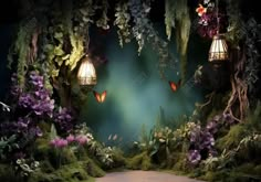 Fairytale Forest Photography Backdrop - Gatsby Backdrop Forest Window Display, Enchanted Forest Theme Baby Shower Ideas, Loewe Perfume, Alice In Wonderland Play, Backgrounds Ideas, Dream Forest, Forest Backdrop, Enchanted Forest Theme, Fairytale Forest