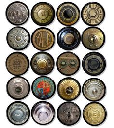 an assortment of different types of buttons