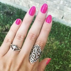 We love berry pinks and #manimonday! Share your mani and James Avery ring by tagging #myjamesavery on social. Fun Manicure, Bday Wishes, Put A Ring On It, Mani Pedi