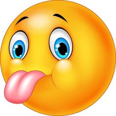 an emoticive smiley face with tongue sticking out its tongue stock photo - 958972