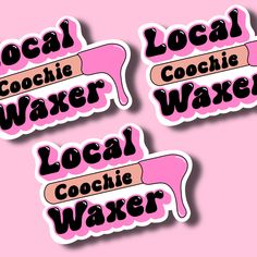 "Elevate your humor and confidence with our \"Local Coochie Waxer\" sticker! Embrace the cheeky vibes with this playful design featuring a waxing stick adorned with pink wax dripping. Whether you're a professional or simply enjoy a good laugh, this sticker adds a touch of sass to your style. Stick it on your belongings and let the world know you're all about embracing your fun-loving and daring side! Each sticker is printed on weatherproof sticker paper and covered with a waterproof transparent vinyl layer to prevent damage. If placing on a water bottle, hand wash only and limit scrubbing on/around the sticker. These are wonderful for a water bottle, hydroflask, tumbler, laptop, notebook, journal, etc!" Esthetician Loading, Pink Waxing Aesthetic, Waxer Esthetician, Wax Room Setup, Esthetician Stickers, Waxing Specialist, Waxing Aesthetic, Wax Business, Esthetician Humor