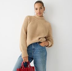 To Buy List, Rollneck Sweater, Buy List, Sweater For Women, Women's Sweaters, Cotton Sweater, Classic Style, J Crew, For Women