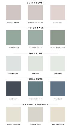 the different shades of gray paint