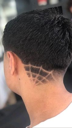 Spiderweb Fade Haircut, Lightning Bolt Hair Design For Boys, Undercut Designs Men, Female Haircut Designs, Tattoo Hairline, Hair Tattoo Men, Hairline Tattoo, Hair Designs For Boys, Boys Haircuts With Designs