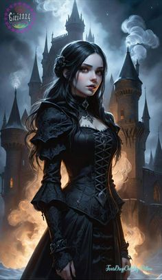 Female Vampire, Vampire Art, Gothic Aesthetic, Color By Numbers, Gothic Steampunk, Dark Art