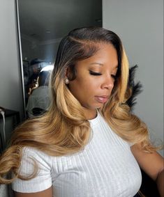 Ready Hairstyles, Hairstyling Tips, Hot Hairstyles, Sew In Hairstyles, Long Hairstyle, Birthday Hair, Hair Laid, Dope Hairstyles, Hair Collection