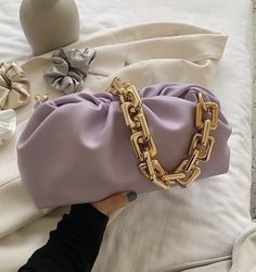 Armpit Bag, Soft Leather Bag, Purple Bags