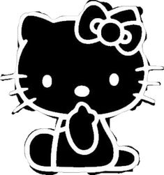 an image of a hello kitty sitting down