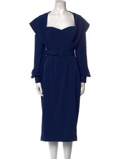 a mannequin wearing a blue dress and jacket