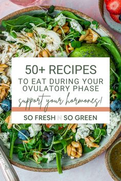 Optifast Intensive Phase Recipes, Ovulatory Phase Recipes Vegan, Ovulating Phase Foods, Ovulating Phase Recipes, Meals For Cycle Syncing, Ovulating Phase Meals, What To Eat During Ovulation Week, Meals For Ovulatory Phase, Cycle Synching Recipes