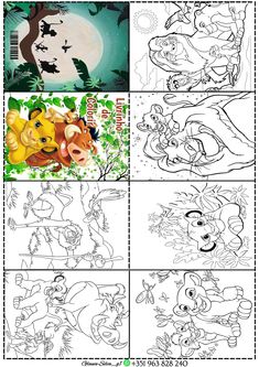 the lion and the mouse coloring pages for kids to color in with their own pictures