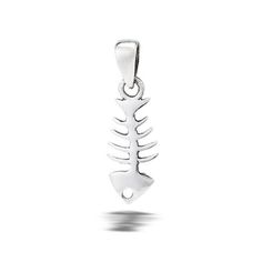 Sterling Silver Fish Bones Skeleton Pendant .925 Camping Fishing Charm Jewelry Female Unisex All our silver jewelry is crafted from .925 silver also commonly referred to as sterling silver. Sterling silver is the standard for beautiful high-quality silver jewelry and cannot be replicated by lower priced silver plated jewelry. It is 92.5% pure silver, mixed with alloys to add strength and durability to stand the test of time. Keep your fine jewelry shiny and elegant by storing it properly. Jewelr Fish Bones, Tarnish Remover, Silver Fish, Fish Bone, Silver Plated Jewelry, Pure Silver, Charm Jewelry, Womens Watches, Skeleton