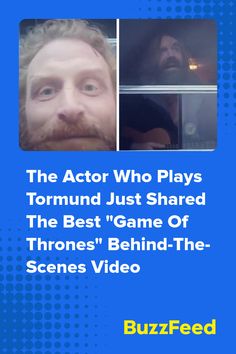 the actor who plays tornado just shared the best game of thrones behind - the scenes video