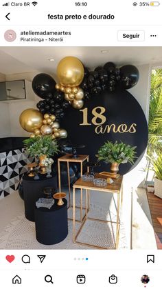 Birthday Party Decorations Diy, Mini Table, Grad Parties, 16th Birthday, Party Inspiration, Graduation Party, Birthday Party Decorations