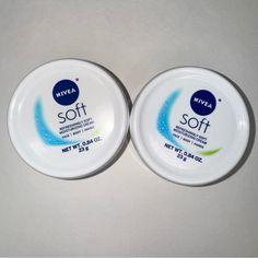 Brand: Nivea Size: 0.84 Oz 23 G Color: White & Blue Container Style: Nivea Soft Is An All-In-One Cream That Delivers Long Lasting Moisture And Supple Skin. Same Product You Love But In A Smaller Size That You Can Take Everywhere, Perfect For Travel Or Just On The Go. Condition: 10/10 Brand New Retail $8 Each #Nivea #Cream #Beauty #Body #Travel Nivea Cream For Face, Nivea Skincare, Facial For Oily Skin, Nivea Cream, Nivea Soft, Blue Container, Cream For Face, Facial Skincare, Supple Skin