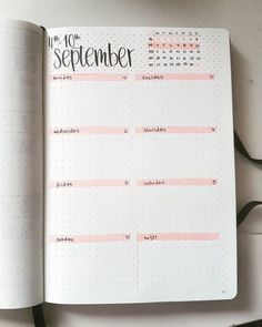 The block layout offers a neat and organized way to visualize your weekly schedule at a glance. Follow our page for more bullet journal weekly spread! Weekly Log Bullet Journal, Weekly Log, Bullet Planner, Bullet Journal Weekly Spread