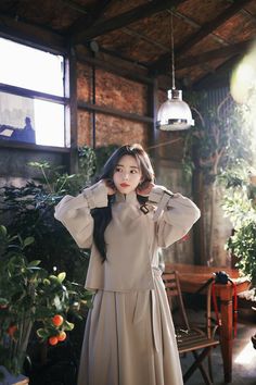 Woolen Dresses, Pajama Fashion, Casual Hijab, Beautiful Dress Designs, Anime Dress, Asia Girl, Basic Dress, Real Beauty, Korean Outfits