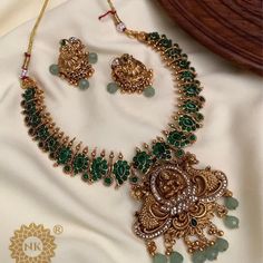 Lakshmi neckpiece with stone Price - 599/- + freeship Stone