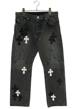 #ad Great Shopping Chrome Hearts Cemetery Denim Fleur Knee Jeans 34 Cross patch White/black 30waist, Fashion Mens Clothing Chrome Hearts Style, Chrome Hearts Clothing, Chrome Heart Jeans, Chrome Hearts Pants, Chrome Hearts Jeans, Chrome Hearts Fashion, Chrome Hearts Cross, Cross Patch, Cross Jeans