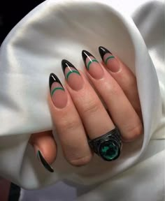 Kutek Disney, Edgy Nails, Goth Nails, Grunge Nails, Minimal Nails