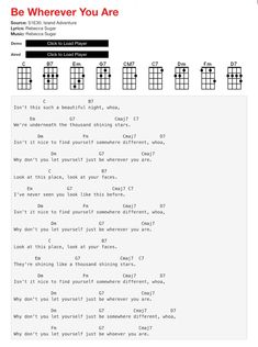 the guitar chords page for an article about how to use them in your music album