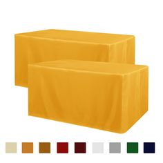 PRICES MAY VARY. 100% Polyester Premium Quality Material: These fitted table cloth are made from high quality sturdy and durable fabric (100 percent polyester). Perfect table protector for 4/6/8 foot foldable tables. Each package contains 2-pack tablecloths. Waterproof & Stain Resistant: Obstal rectangle tablecloth are featured with waterproof, stain proof, scratch and oil resistant. Making it the perfect table cover protector for your indoor or outdoor table. Versatile Occasion: This fitted tab Rectangle Tables, Table Clothes, Yellow Sign, Foldable Table, Rectangle Tablecloth, Wedding Banquet, Rectangle Table, Linen Textile, Rectangular Table