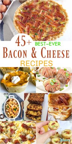 the best ever bacon and cheese recipes