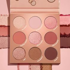 By The Rosé Eyeshadow Palette Rose Eyeshadow Palette, Rose Eyeshadow, Makeup Wishlist, Pre Party, Pop Cans, Colour Pop, Soft Glam, Pretty Roses, Metallic Pink