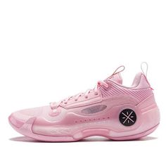 Li-Ning Way of Wade 10 Low 'Cherry Blossom' ABAS083-3 - KICKS CREW Way Of Wade 10 Cherry Blossom, Way Of Wade Shoes, Way Of Wade 10, Li Ning Shoes, Pink Volleyball Shoes, Durant Shoes, Pink Basketball Shoes, Nike Volleyball Shoes, Bb Shoes