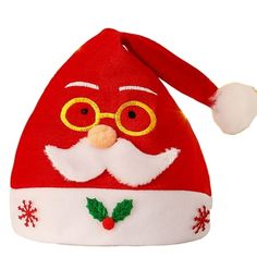 Description: You can enjoy a comfortable wearing experience as this Christmas hat has soft and stretchy design. Plus, it has a bright color that won't fade, allowing you to wear it to your next party! With cute cartoon Santa Claus, snowman, elk and other pattern design, this hat can play a good decorative role and create a Christmas atmosphere, is the perfect headdress for Christmas. It is constructed of polyester material. The length of this hat is 35cm and the width is 27cm. The hat is mainly Funny Christmas Hats, Hats Christmas, Christmas Styles, Reindeer Horns, Baseball Christmas, Santa Cap, Grinch Christmas Decorations, Antler Headband, Disney Frozen Olaf