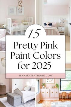 pink paint colors for the nursery and bedroom