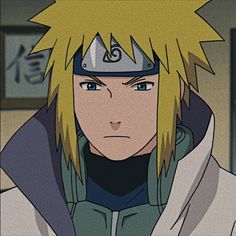 the character naruto is looking at something