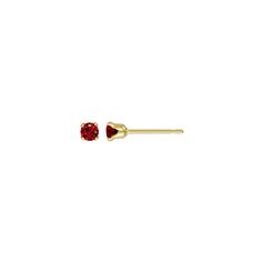 Sparkly Small Birthstones Stud Earrings            – J&CO Jewellery Ruby Stud Earrings, Ruby Earrings Studs Gold, Ruby Studs Gold, Garnet Stud Earrings, Red Earrings Stud, Ruby Earrings Studs, Pink October, Pearl Birthstone, Cz Stud Earrings