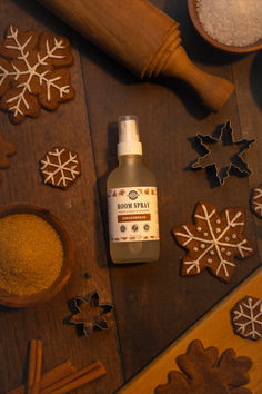 Replace your old chemical-heavy odor eliminators and create a space of wellness with Room Spray made from non-toxic ingredients that you can feel good about.

Gingerbread is a blend of warm spices, evoking the nostalgic aroma of freshly baked holiday treats. A perfect balance of cinnamon and ginger, tempered by the sweetness of molasses and vanilla. Hormone Disruptors, Detox Your Home, Room Linen Spray, Closet Revamp, Kitchen Vibes, Non Toxic Living, Artificial Dyes, Linen Spray, Diffuser Blends