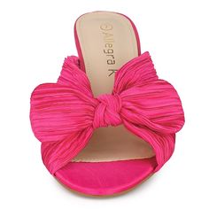 These gorgeous high-heeled sandals are crafted with textured fabric and feature a stylish bow decor on the vamp. With an open-toe design and a complimenting block heel, these sandals are perfect for a variety of occasions such as parties, sweet dating, shopping, festivals, banquets, office outfits, casual wear, and daily outfits. They are versatile and can be worn for any event. These slide sandals are perfect for office, evening, and dating events. The outsole is made of rubber and the heel is High Heel Synthetic Heels With Bow, Pink Block Heel Heels With Bow, Pink Open Heel Heels With Bow, Pink High Heel Sandals With Bow, Pink Open Toe Heels With Bow, Bow Detail High Block Heels, Pink Bow Sandals With Synthetic Material, Pink Synthetic Sandals With Bow, Summer Block Heels With Bow Straps