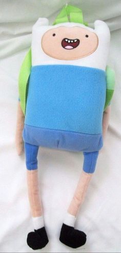 a stuffed toy that looks like finn from adventure time