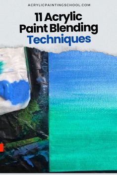 an image of acrylic paint blending techniques