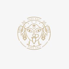 Can you convey the fierce nature of kali without severed heads? | Logo design contest brands #creativeideas #logoterapia😫 Hindu Logo Design, Indian Logo Design, Food Company Logo, Food Brand Logos, India Logo, Kali Tattoo, Logo Design Graphics, Temple Logo