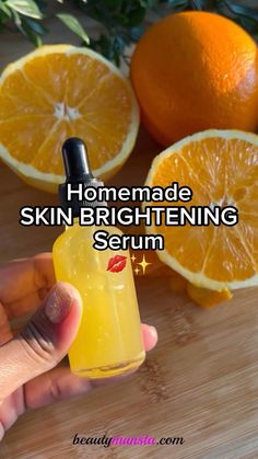 Diy Vitamin C Serum, Diy Serum, Natural Skin Care Ingredients, Clear Healthy Skin, Diy Skin Care Routine, Natural Face Skin Care, Diy Skin Care Recipes, Perfect Skin Care Routine, Glow Skin