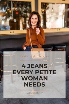 Over 60 Fashion Petite, Petite Style Icons, Styles Of Jeans, Stylish Petite Woman, Legs Outfit