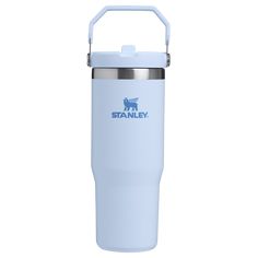 Stanley The IceFlow FlipStraw Water Bottle 30OZ in Glacier Blue Stanley Cup Iceflow, Stanley Flip Straw Tumbler, Preppy Bottle, Water Stanley, Stanley Water Bottle, Stanley Iceflow, Workouts At Home, Lulu Pants, Straw Tumbler