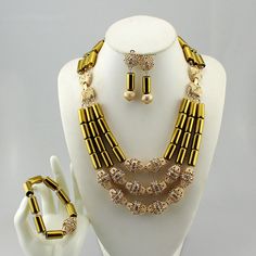 This is for high quality  handmade Nigerian Wedding Beads ,it takes 3-5 days for the production Gold Beaded Round Bridal Necklace, Gold Round Beaded Bridal Necklace, Gold Beaded Bridal Necklace, Formal Gold Pearl Bridal Sets, Gold Beaded Jewelry For Parties, Gold Jewelry With Large Beads For Party, Gold Bridal Necklace With Round Beads For Anniversary, Gold Beads Jewelry For Wedding, Gold Beaded Jewelry For Wedding