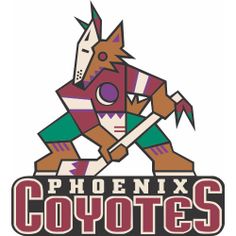 the phoenix coyotes logo is shown