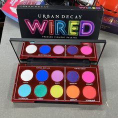 Authentic Urban Decay Wired Pressed Pigment Palette. New In Box Bb Makeup, Urban Decay Eyeshadow Palette, Hello Kitty Room Decor, Funky Makeup, Butterfly Photography, Beautiful Butterfly Photography, Makeup Pallets, Kawaii Makeup, Eye Eye