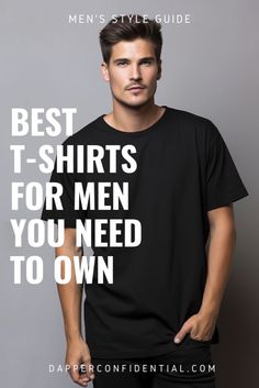 Ready to level up your t-shirt game? Read our article to explore different types of men's t-shirts, from classic crew necks to trendy oversized fits. Don’t miss out—find your perfect style today! Grooming Hacks, Outfits Male, Streetwear For Men, Trends Shoes, Cool Tee Shirts, Shirt Inspiration, Male Style, Street Wear Urban, Perfect Style