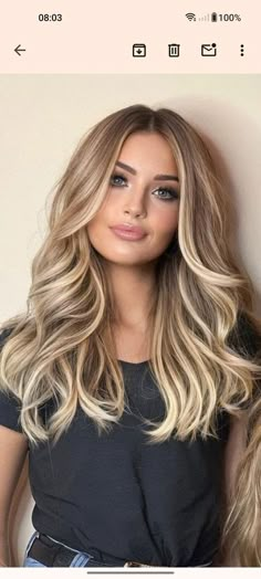 Natural Brown Blonde Balayage, Pale Blue Eyes Hair Color, Blonde Balage Hair On Brown Hair, Blonde 2024 Summer, Blond In Front Brown In Back, Light Brown Blonde Hair Caramel, Long Brown Blonde Hair, Hair Color Ideas For Blondes For Summer Blue Eyes, Balayage Hair Blonde Cool Tone